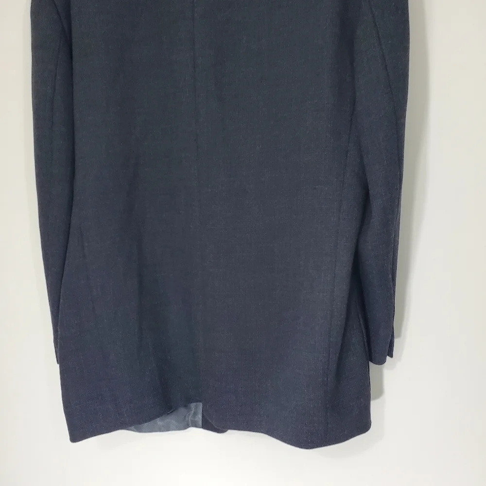 Biella Black/Britches of Georgetowne Gray Wool Knit Jacket, Size 48R